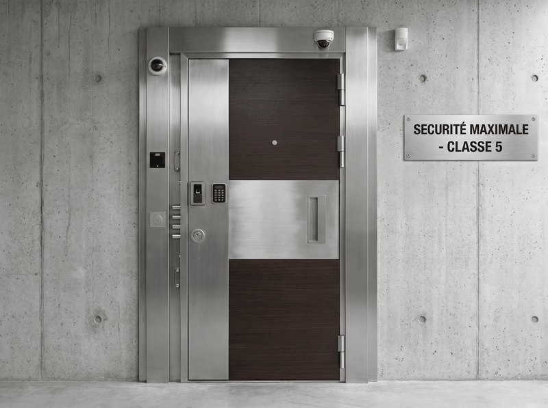 Pose d'une porte blindée