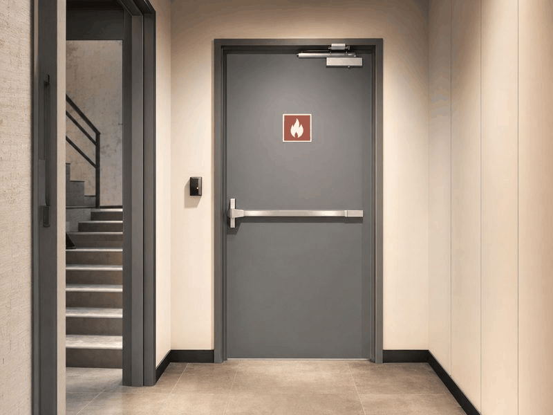 Pose d'une Porte Coupe-Feu | Installation Certifiée | D2S Serrurerie